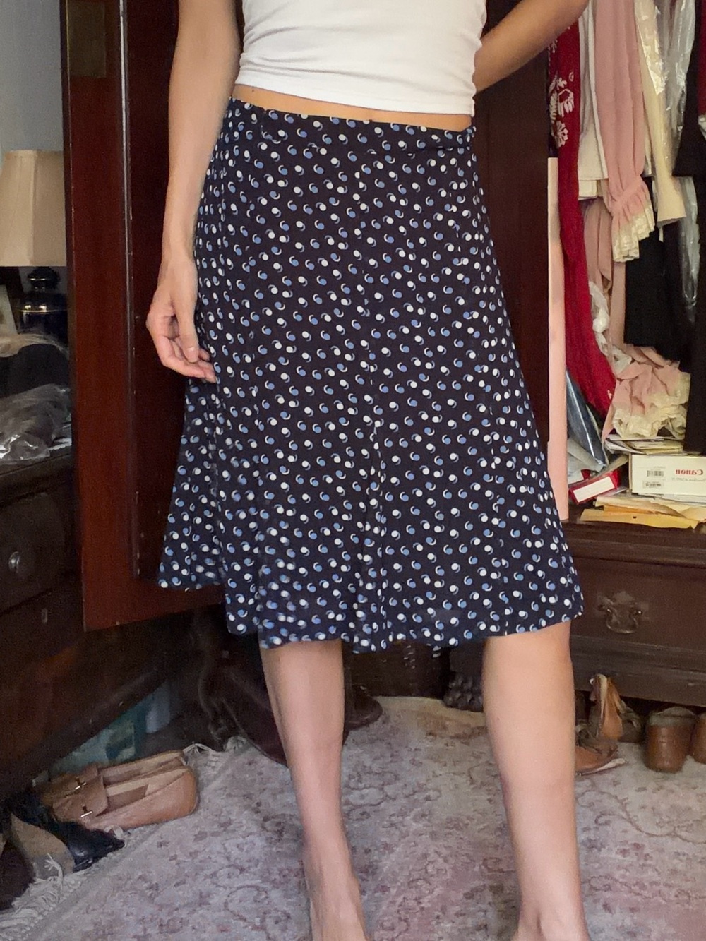Talbots super cute polka dot Skirt brand new condition size 10